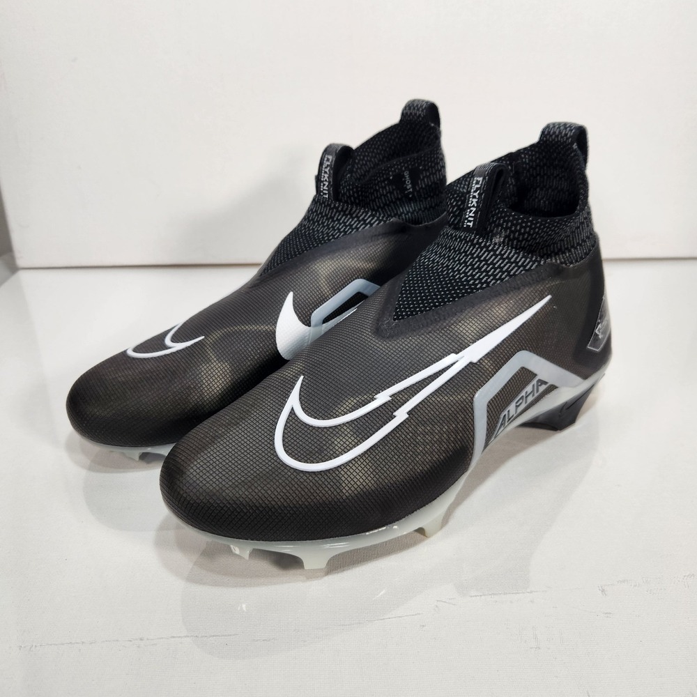 Nike Alpha Menace Elite 3 Football Cleats  Black CT6648-001 Mens Size 15
